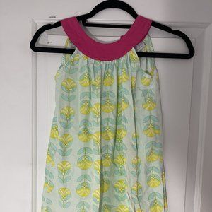 Girls kids summer dress by The Ellie Rose, size 6, 100% cotton